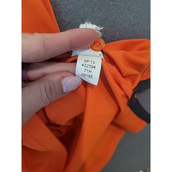 Oakley Men’s XXL O Hydrolix Polo Shirt – Orange – Performance – EUC - Picture 9 of 9